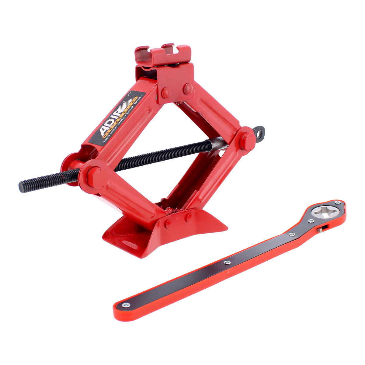 Gato de tijera mecánico con matraca 1 tonelada 15722 Adir