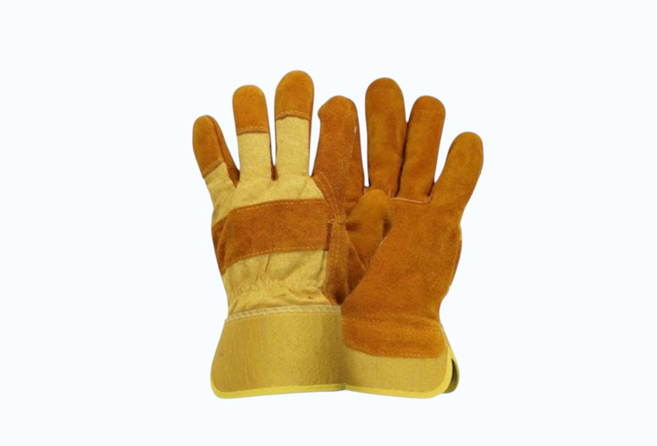 Guantes de Seguridad Amarillos de Carnaza 105025- FolgTools