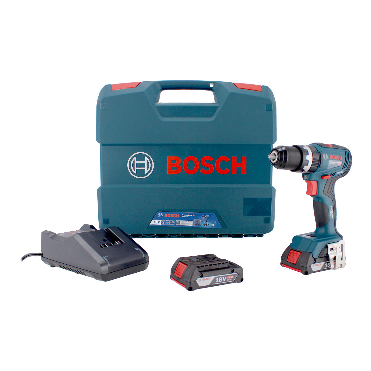 Taladro percutor atornillador inalámbrico GSB 18V-65 Bosch