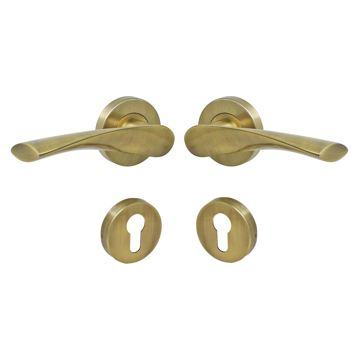 Conjunto Manija STOPINO acero inoxidable Oro viejo 9-0310-34 Soprano