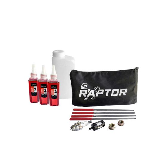 Motosierra + barra + cadena + accesorios 2.5 HP REX250FULL Raptor