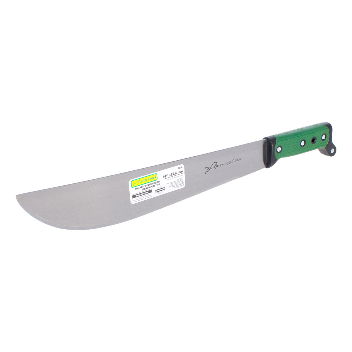 Machete pulido recto 14" 3006 Lion Tools