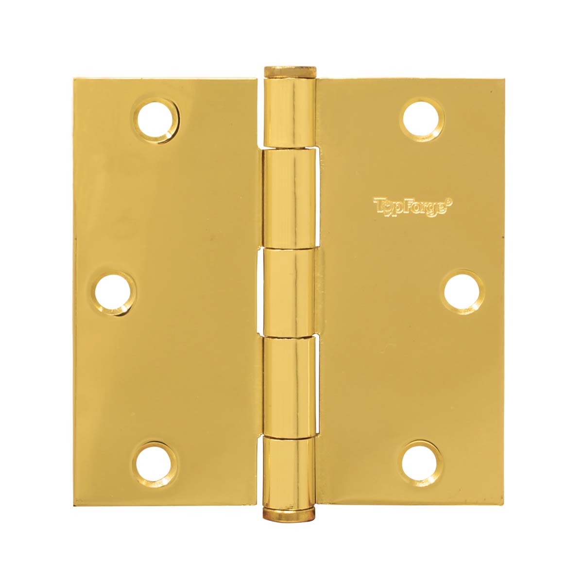 Bisagras 3" x 3" latonado premium 2 piezas PF0120 Top Forge