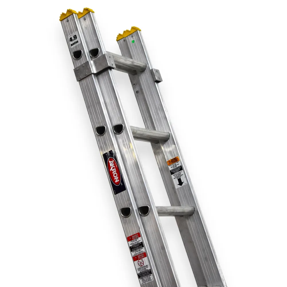 Escalera de Extensión de Aluminio Akron Tubular 20 Escalones 77-28