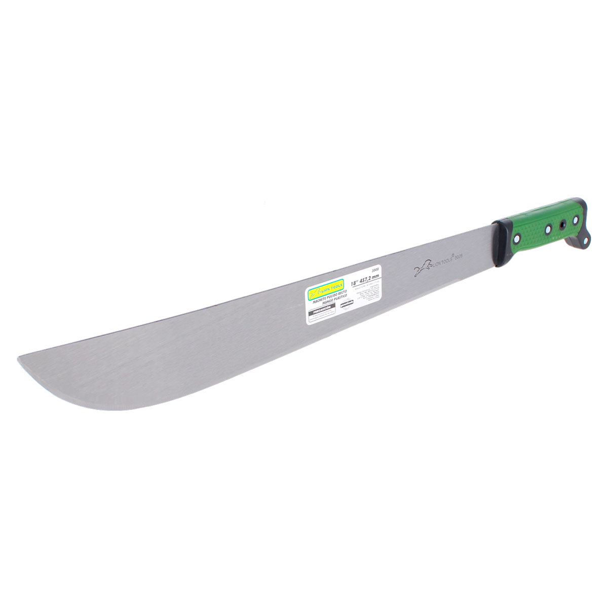 Machete pulido recto 18" 3008 Lion Tools