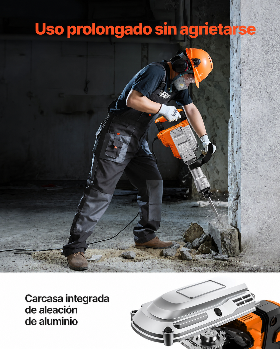 Martillo de demolicion de Hormigon Vevor Z1G-DS-107M- 3500W