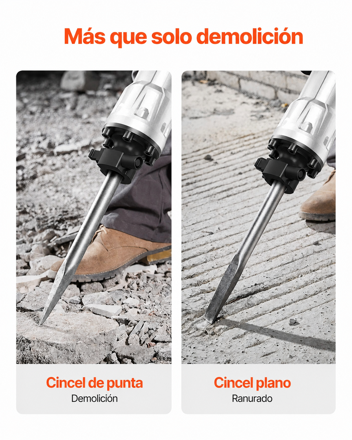 Martillo de demolicion de Hormigon Vevor Z1G-DS-107M- 3500W