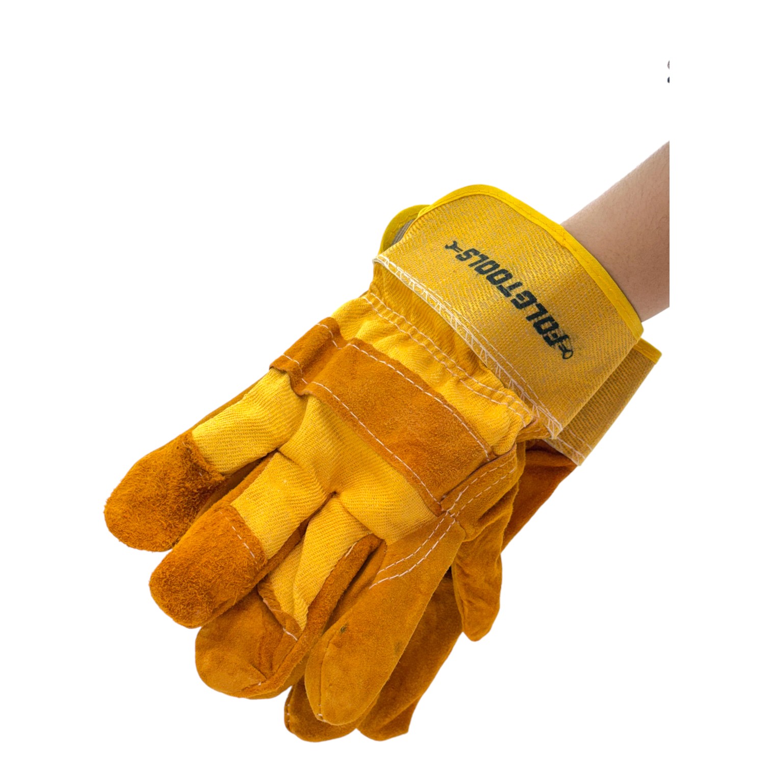 Guantes de Seguridad Amarillos de Carnaza 105025- FolgTools