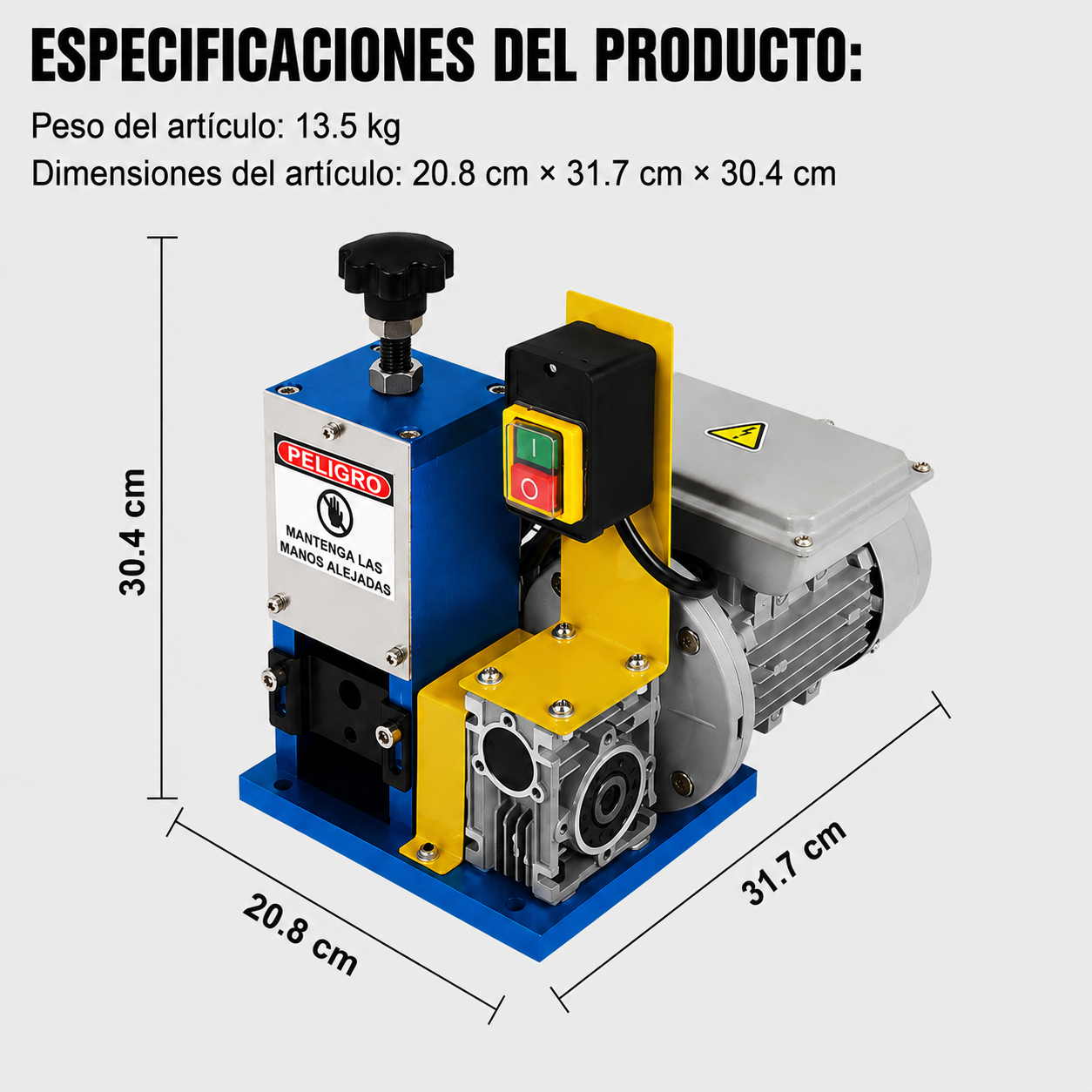 Maquina Pelacables Electrica Vevor SMS-025- 60ft