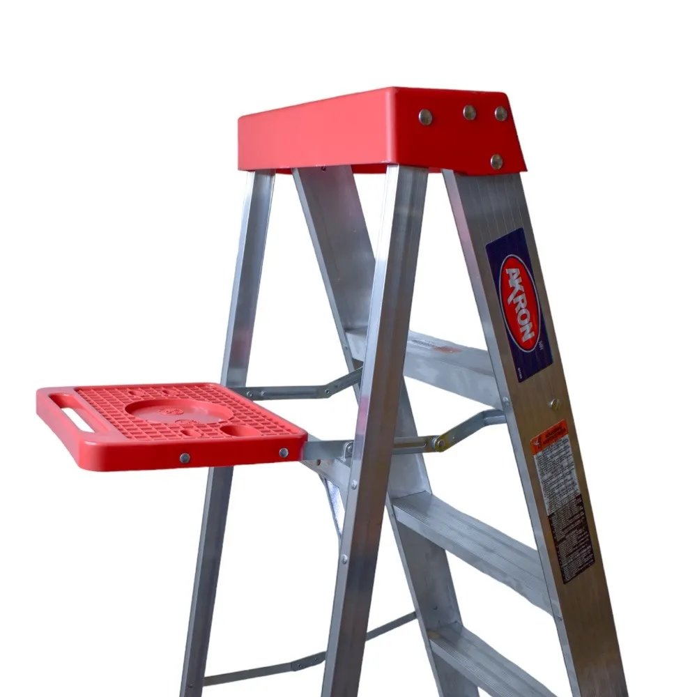 Escalera De Tijera Aluminio Akron 3 Escalones 77-10 150kg