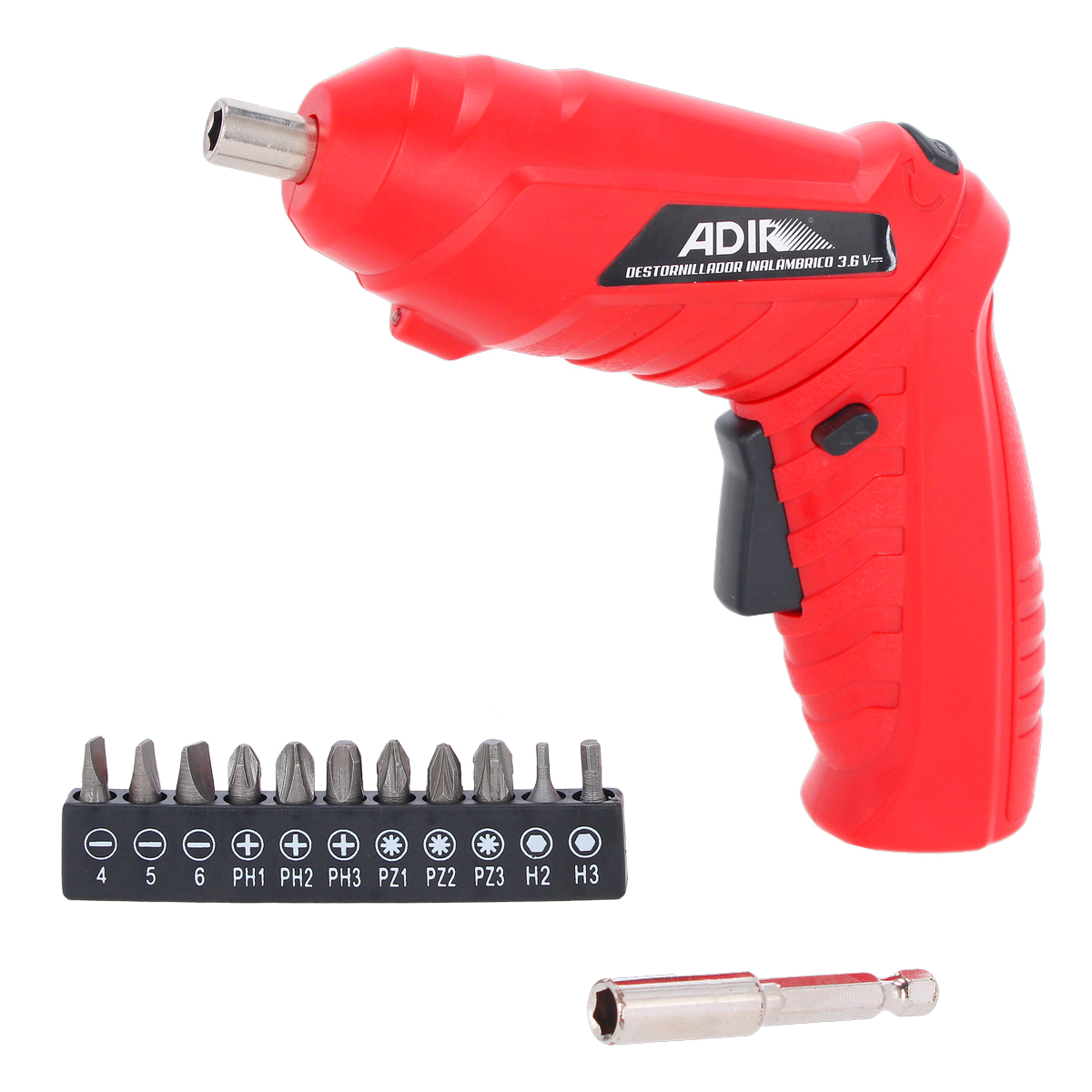 Atornillador inalámbrico 3.6 V con accesorios 820 Adir