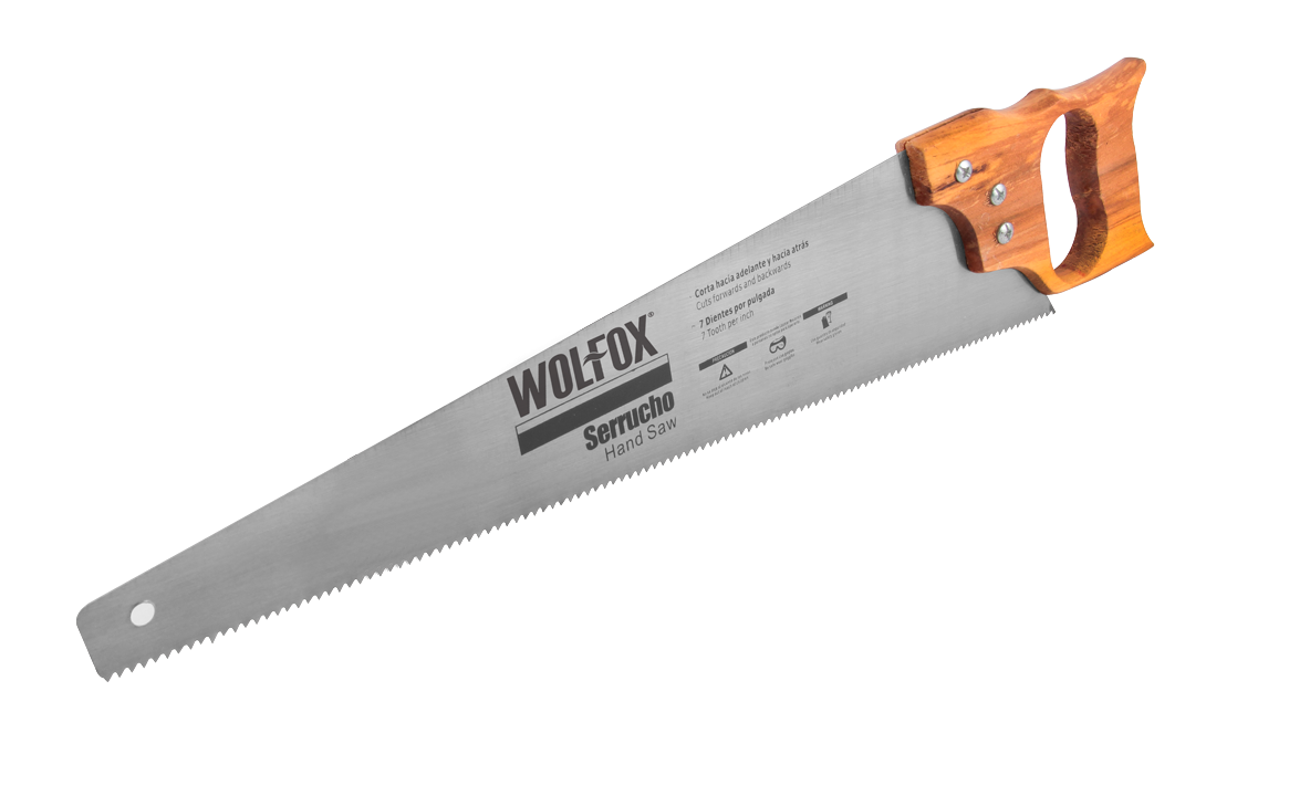 Serrucho 16" mango de madera WF0618 Wolfox