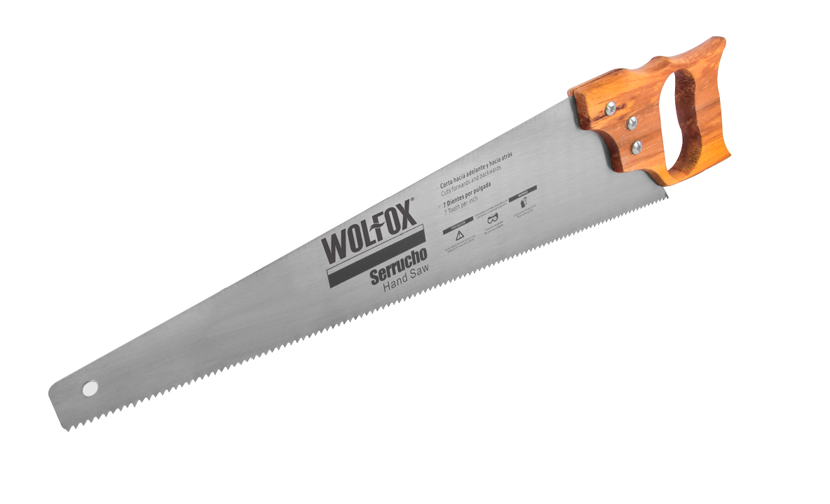 Serrucho 22" Mango de madera WF1668 Wolfox