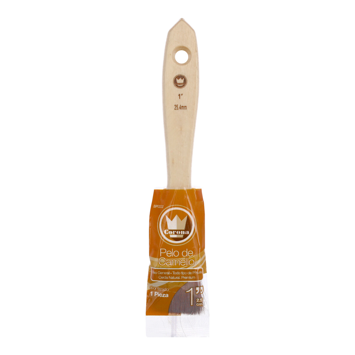 Brocha pelo de camello 1" BP0002 Corona