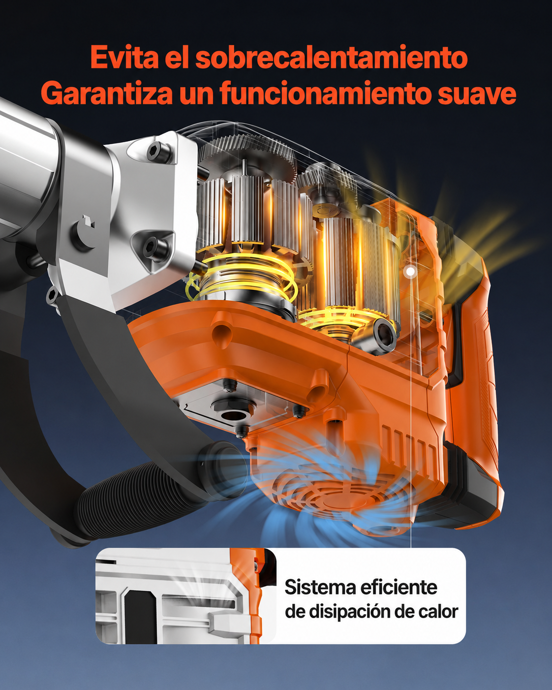 Martillo de demolicion de Hormigon Vevor Z1G-DS-107M- 3500W
