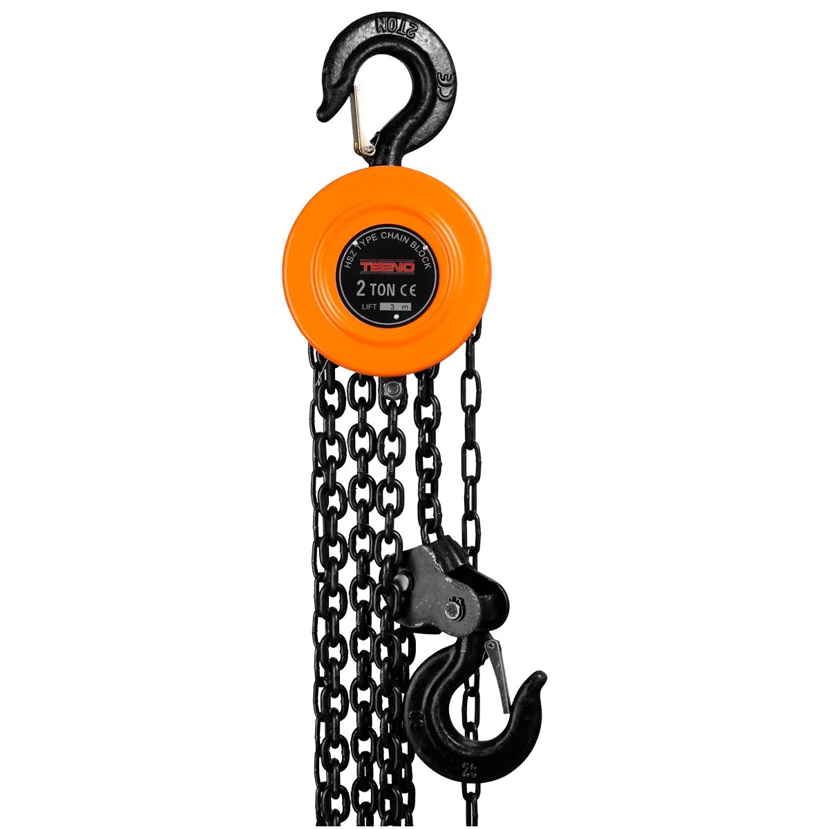 Garrucha de 2 Toneladas con 3 metros de cadena SL2T3M TEENO
