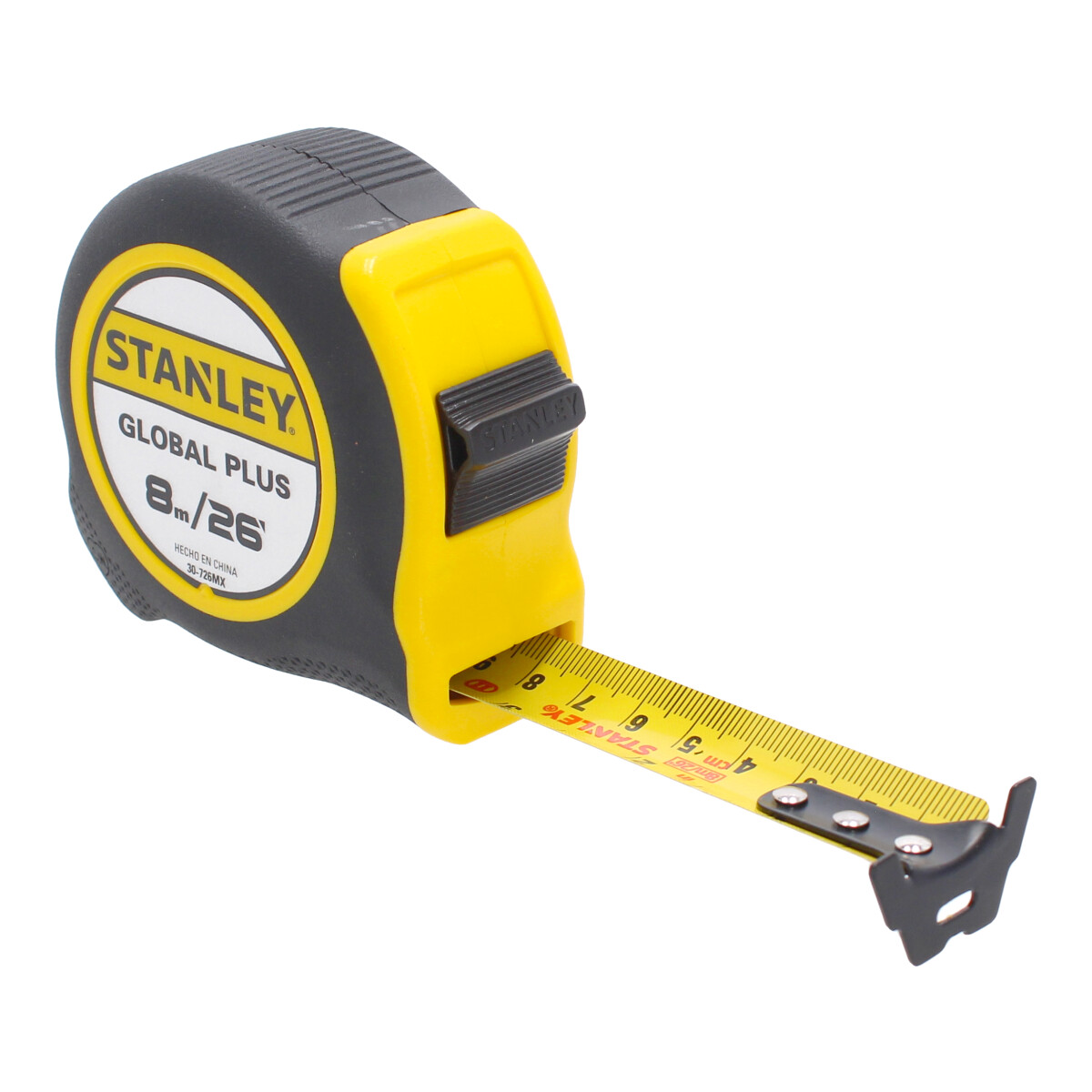 Flexómetro 8 metros GLOBAL PLUS 30-726MX Stanley - FERRETIP INOVA