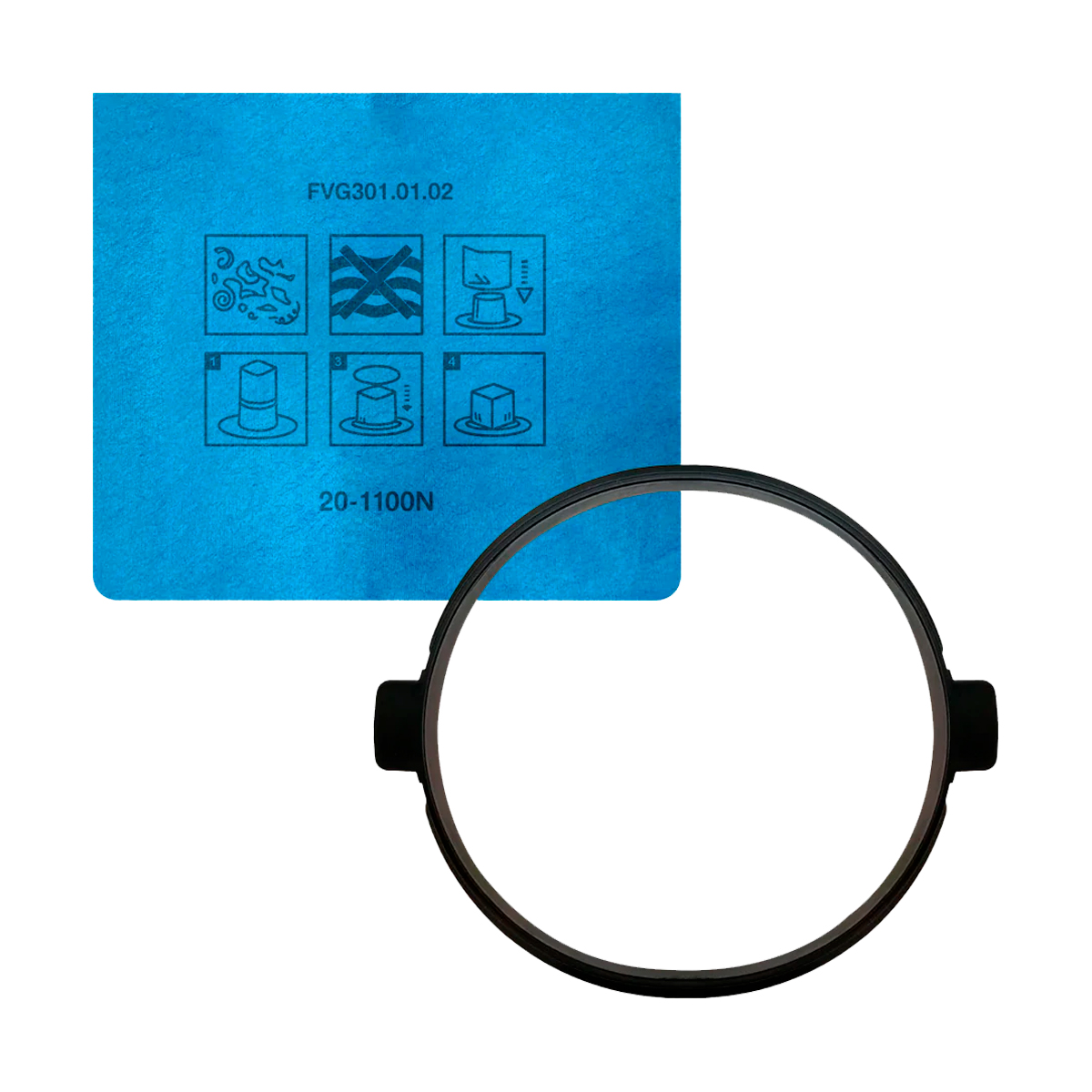 Filtro de tela reutilizable para aspiradora seco/mojado 1-7/8" 2.5 a 4 galones 20-1100 Stanley