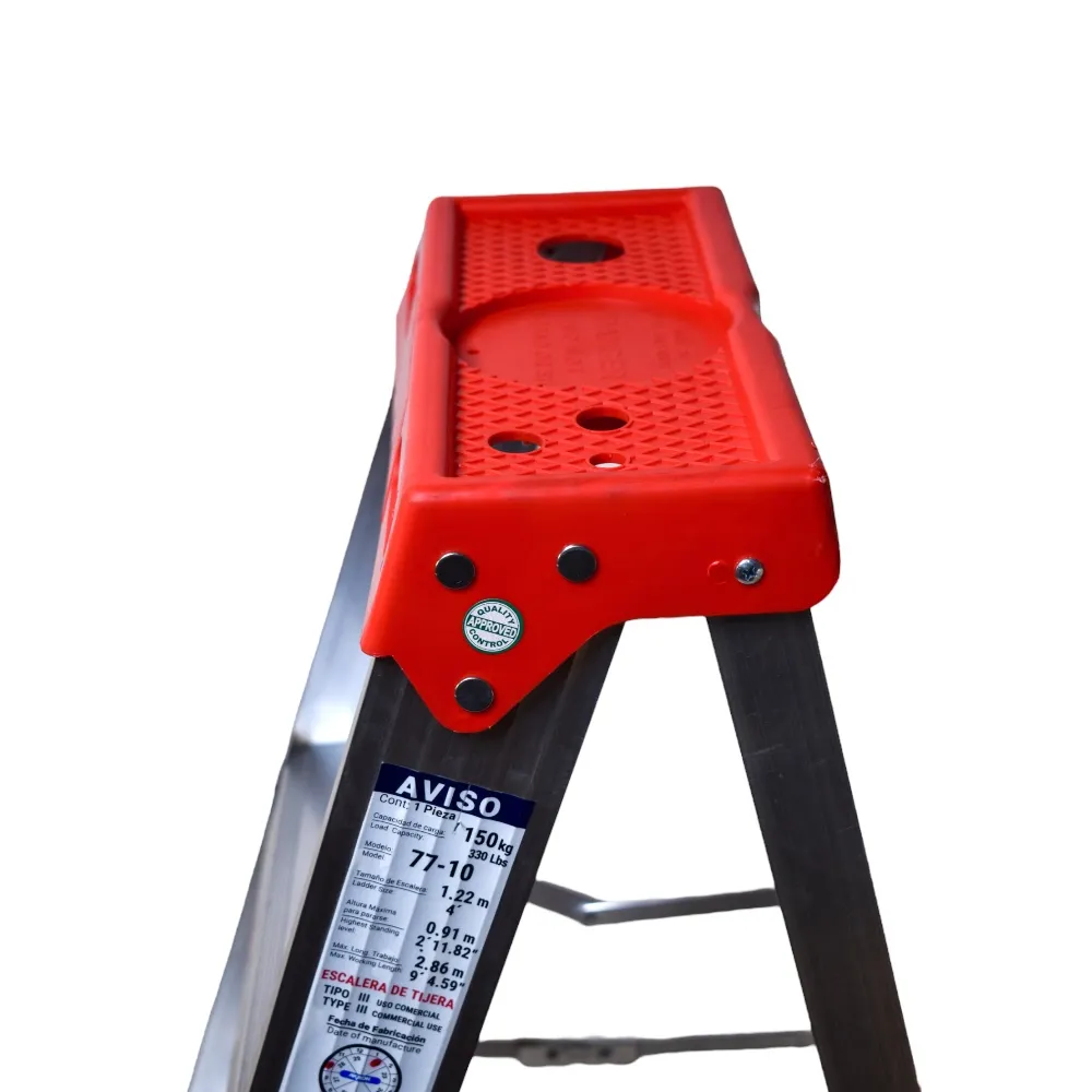 Escalera De Tijera Aluminio Akron 3 Escalones 77-10 150kg