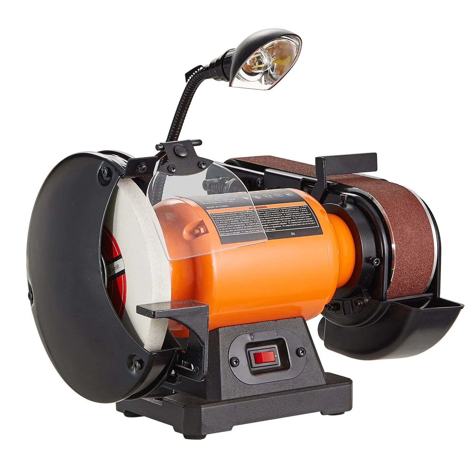 Amoladora de banco con Lijadora Vevor TLGS825- 8"
